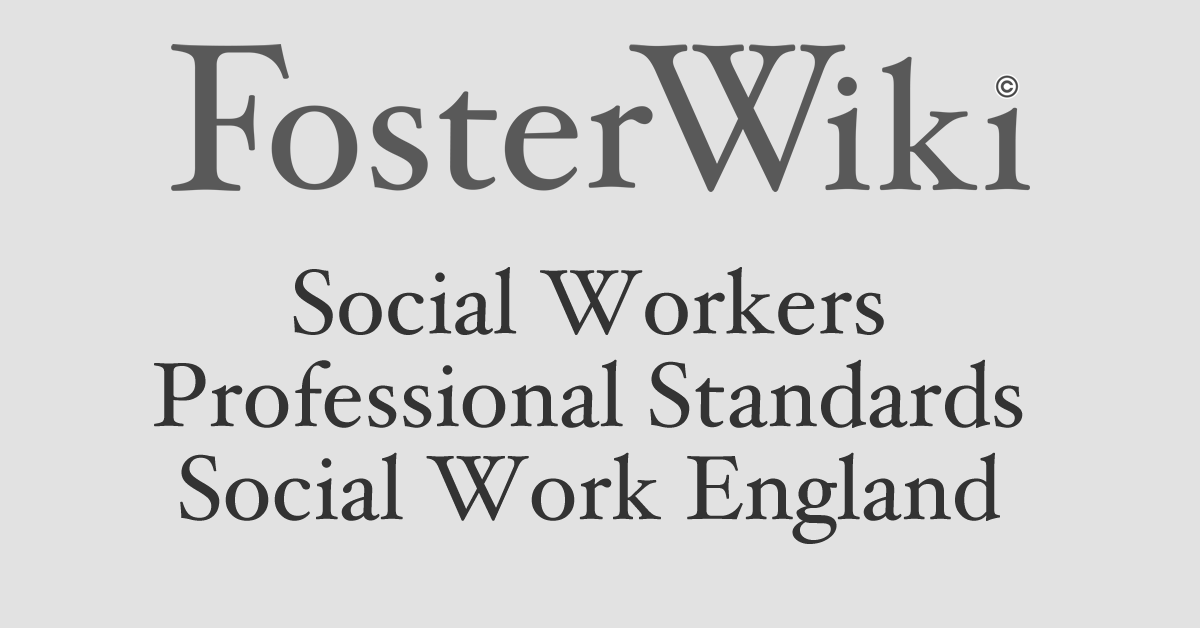 social work england standards for education and training